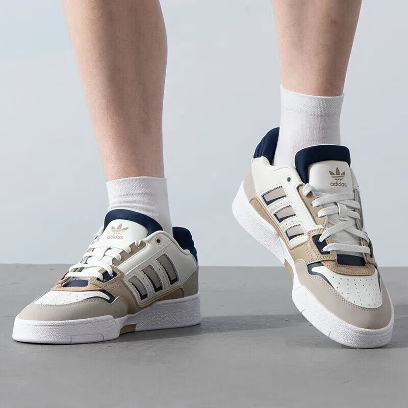 ADIDAS DROP STEP (White/Brown)