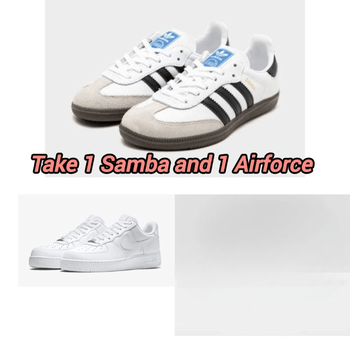 ADIDAS SAMBA OG/ NIKE AIR FORCE 1 COMBO