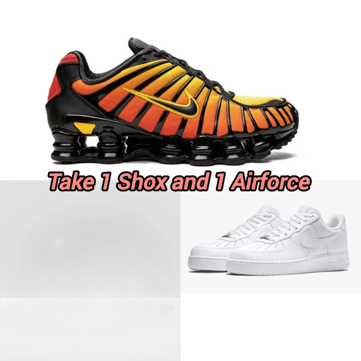 NIKE SHOX TL/ NIKE AIR FORCE 1 COMBO