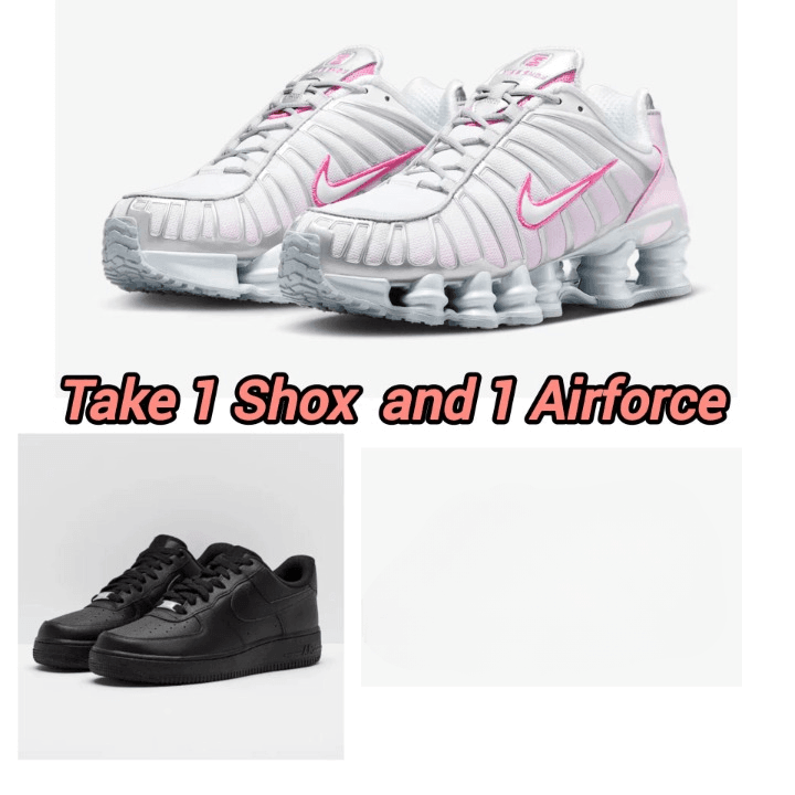 NIKE SHOX TL/ NIKE AIR FORCE 1 COMBO