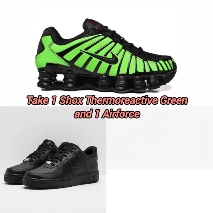NIKE SHOX TL/ NIKE AIR FORCE 1 COMBO