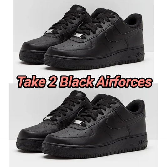 NIKE AIR FORCE 1 COMBO (B/B)