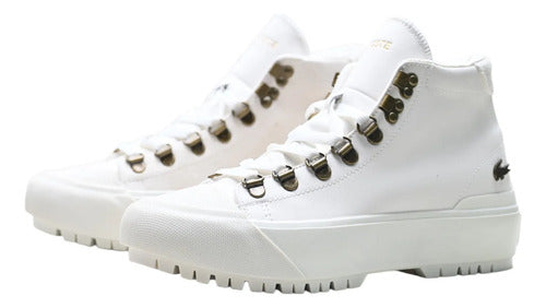 LACOSTE GRIPSHOT LACE BOOT (Cream White)