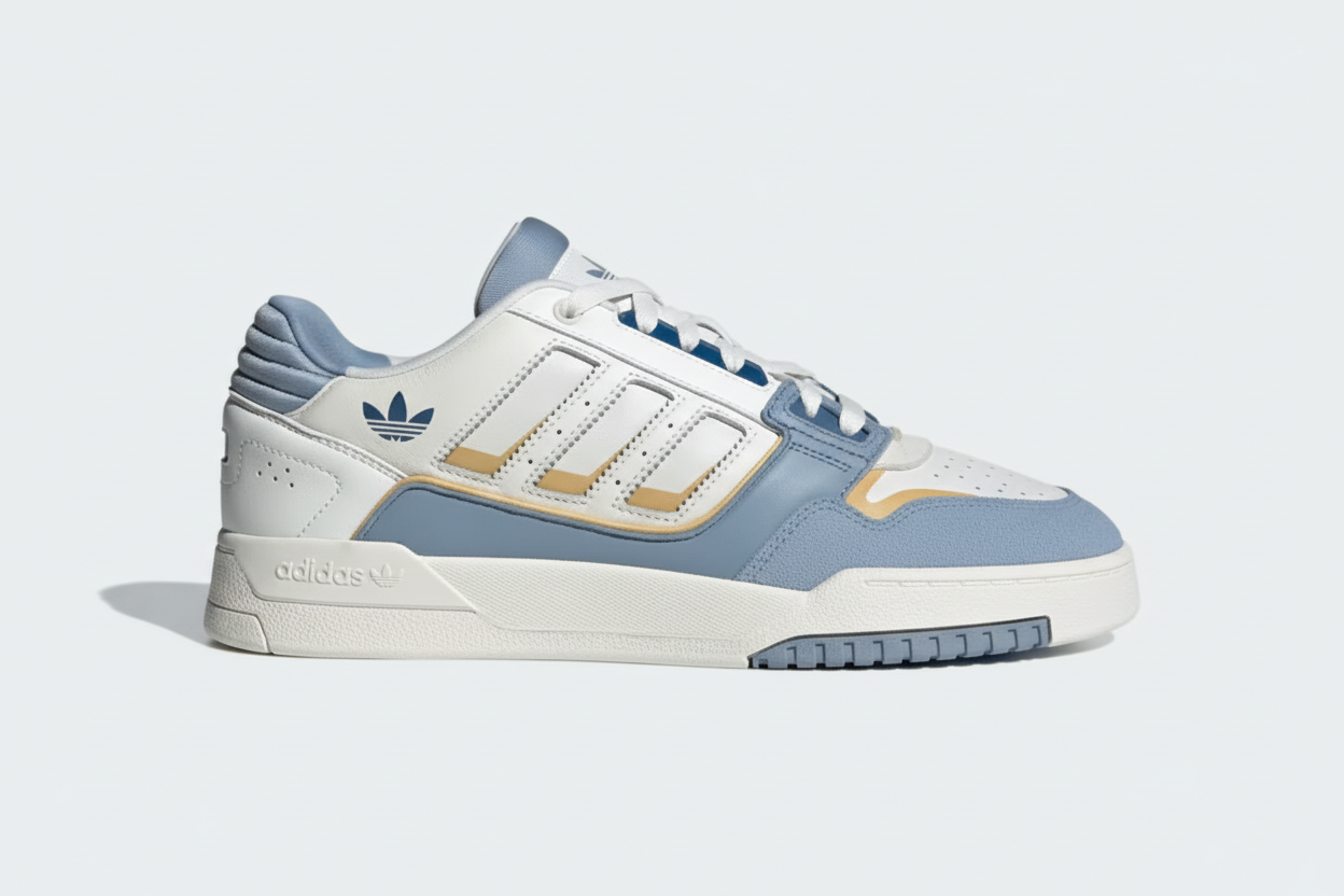 ADIDAS DROP STEP (White/Blue)
