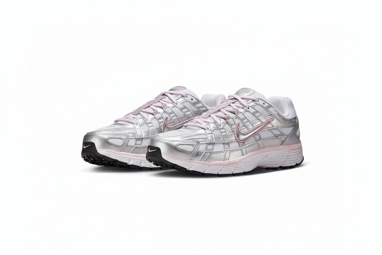 NIKE P-6000 (Metallic Silver/Pink)