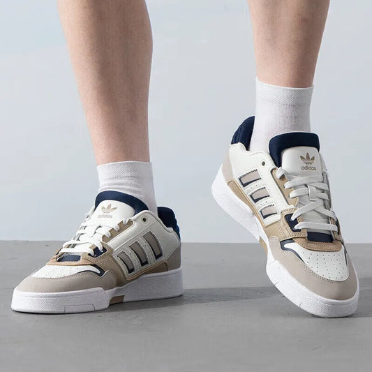 ADIDAS DROP STEP (White/Brown)