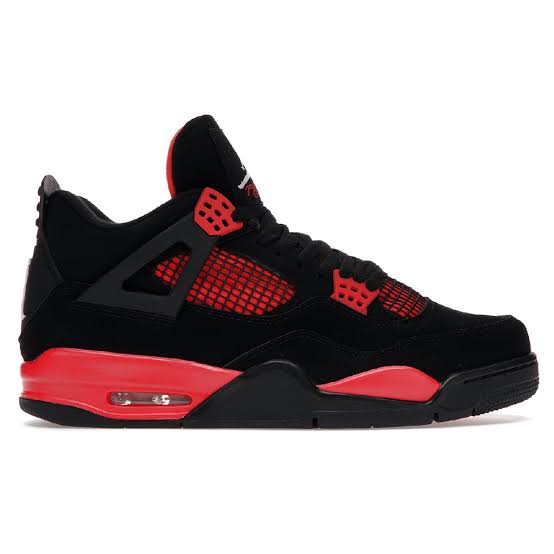 AIR JORDAN 4 RETRO (Black/Red)