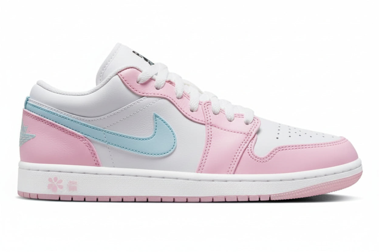 NIKE AIR JORDAN 1 LOW (White/Pink)