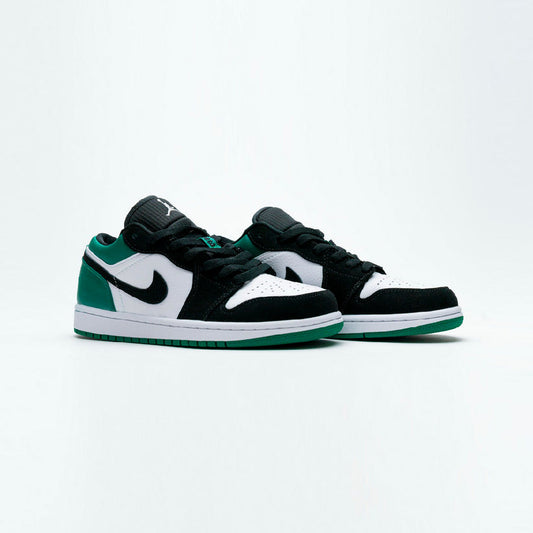 NIKE AIR JORDAN 1 LOW (White/Black/Green)