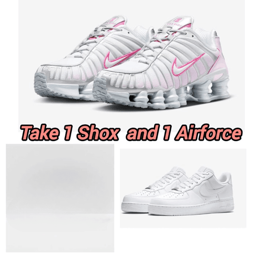 NIKE SHOX TL/ NIKE AIR FORCE 1 COMBO