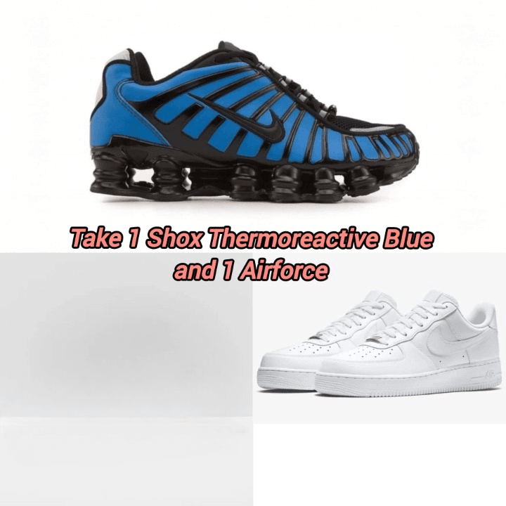 NIKE SHOX TL/ NIKE AIR FORCE 1 COMBO