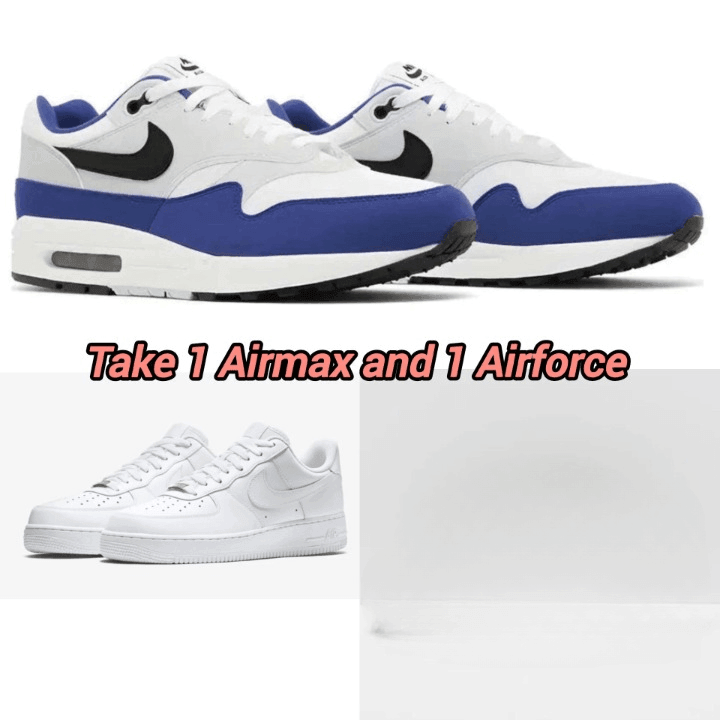 NIKE AIR MAX 1 COMBO (BL/W)