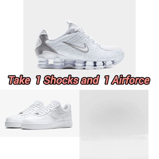 NIKE SHOX TL/ NIKE AIR FORCE 1 COMBO