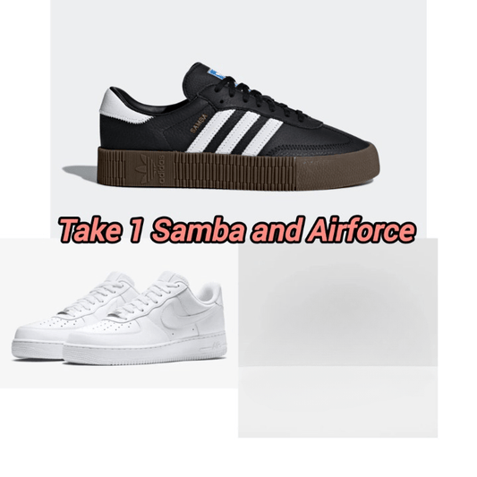 ADIDAS SAMBAROSE/ NIKE AIR FORCE 1 COMBO