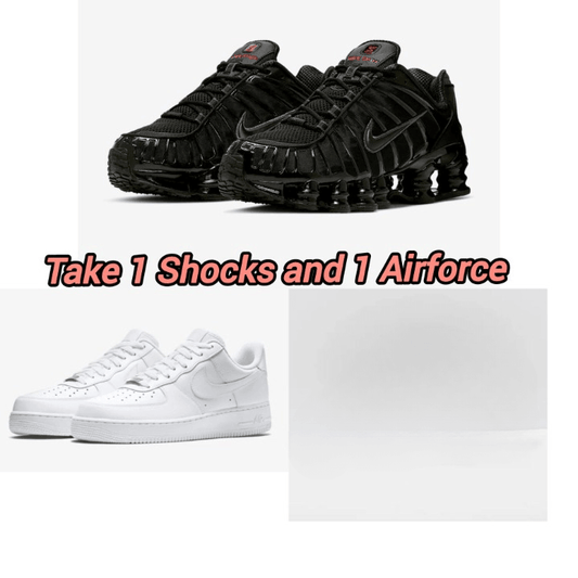 NIKE SHOX TL/ NIKE AIR FORCE 1 COMBO