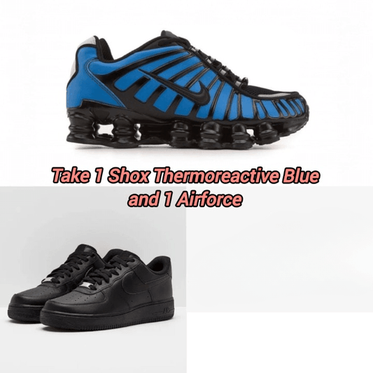 NIKE SHOX TL/ NIKE AIR FORCE 1 COMBO
