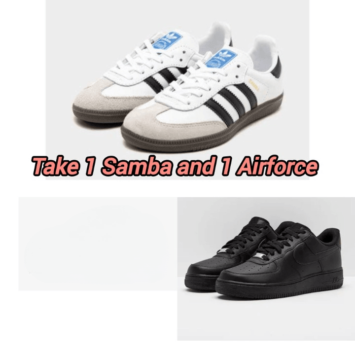 ADIDAS SAMBA OG/ NIKE AIR FORCE 1 COMBO